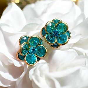 🌺Vintage Swarovski Crystal Earrings